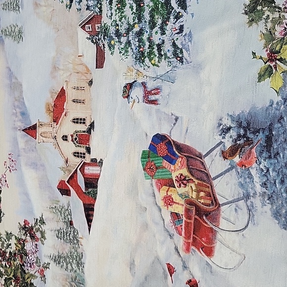 Alfred Dunner snowman christmas nativity blouse - Picture 2 of 9